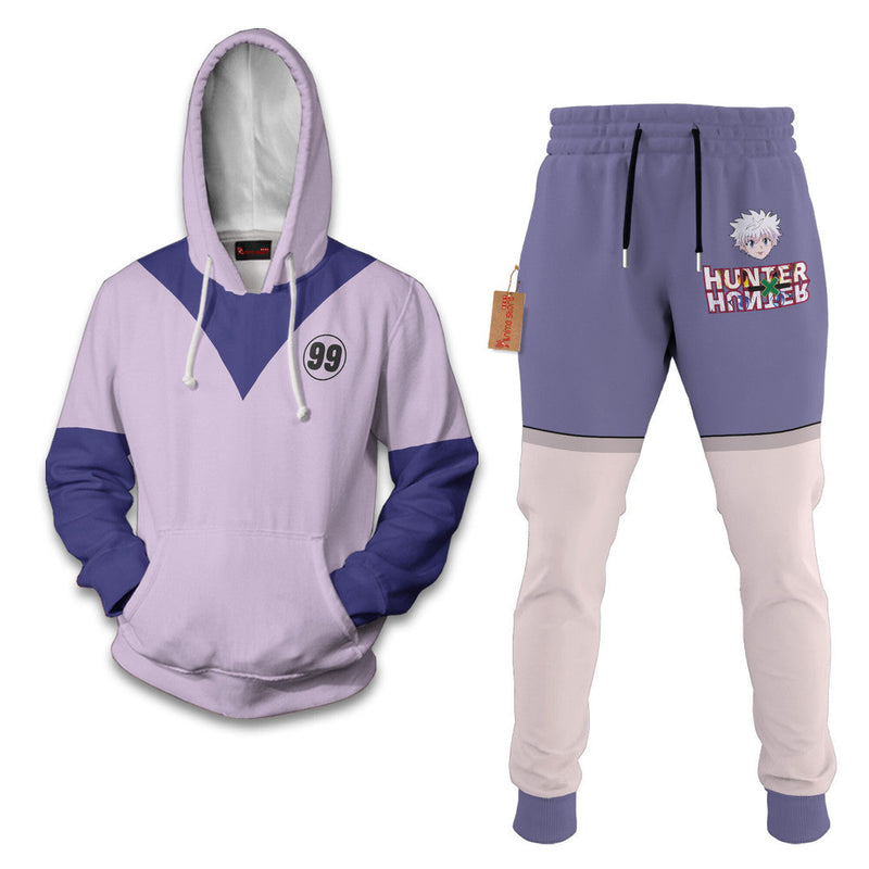 Killua Hunter X Hunter Hoodie And Jogger Set Anime Clothes