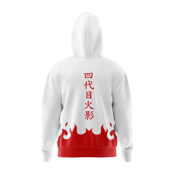 4th Hokage Naruto Full Face Zip Hoodie