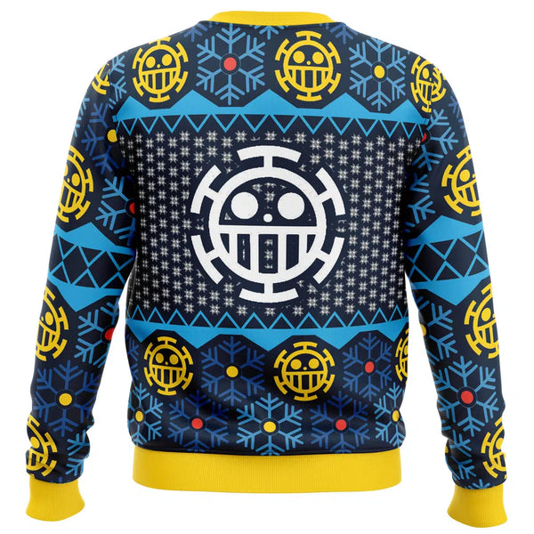 Trafalgar D Water Law One Piece Ugly Christmas Sweater