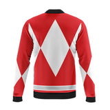 Red Ranger Mighty Morphin Power Rangers Casual Bomber Jacket