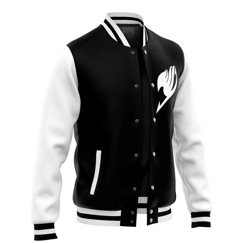 Black Fairy Tail Varsity Jacket