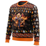 Fire Rengoku Demon Slayer Christmas Sweater