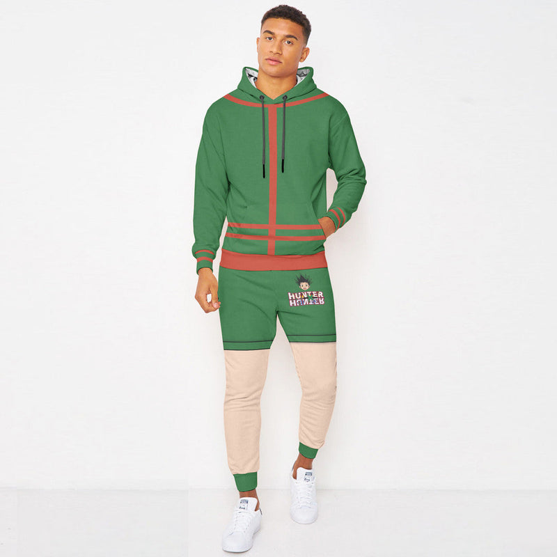 Gon Freecss Hunter X Hunter Hoodie And Jogger Set Anime Clothes