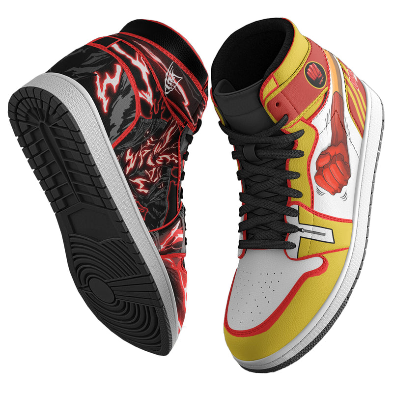 Saitama x Garou Custom Shoes One Punch Man Anime Boot Sneakers