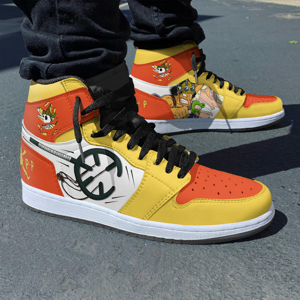 Usopp Sneakers Custom One Piece Anime Shoes Model Ver