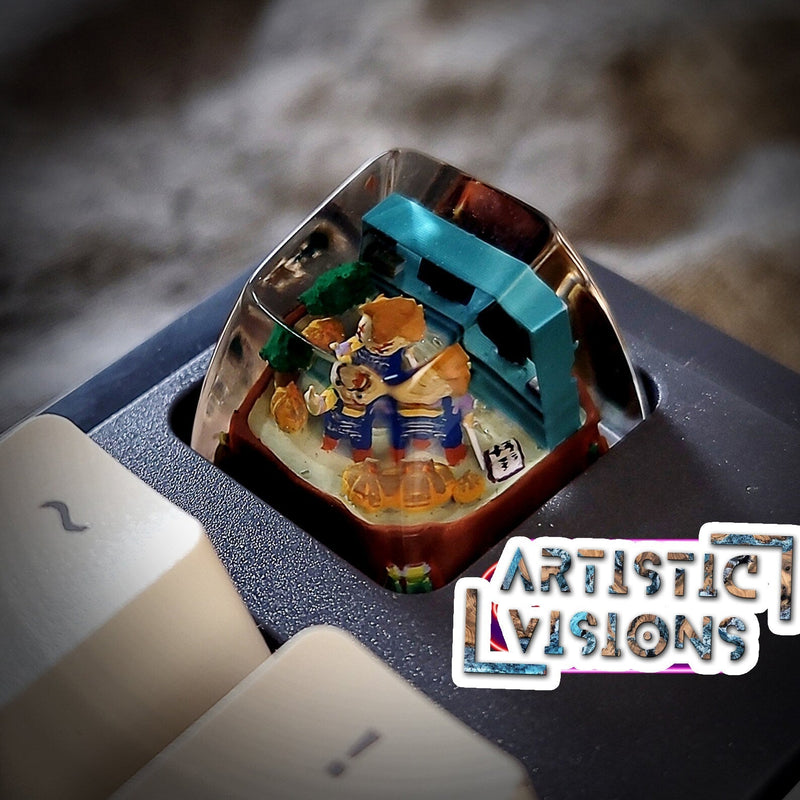 Chucky Halloween Artisan Keycaps Epoxy Resin