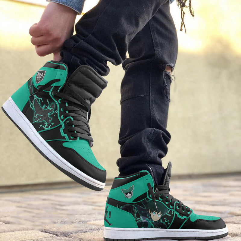 Midoriya Sneakers Custom My Hero Academia Musketeers Anime Shoes