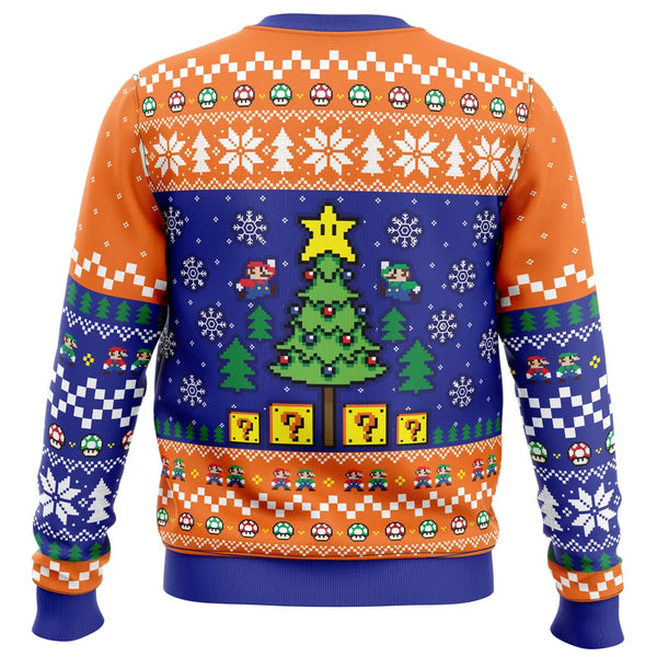 Bros Christmas Mario Bros Ugly Christmas Sweater