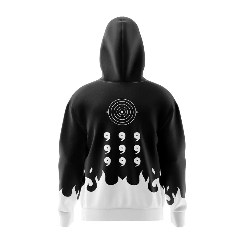 Sage of the Six Paths Mode Naruto Full Face Zip Hoodie