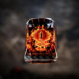 LOTR Lord Of Rings Eye of Sauron Dark Lord King of the Dead Smaug Dragon Balrog The One Ring Artisan Keycaps Epoxy Resin