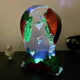 Zelda Link and Sky Islands Headphone Stand Epoxy Resin Lamp, Night Light