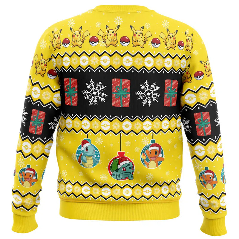 Pikachu I Choose You Pokemon Ugly Christmas Sweater