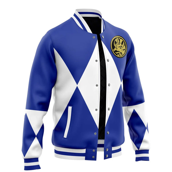 Blue Ranger Mighty Morphin Power Rangers Varsity Jacket