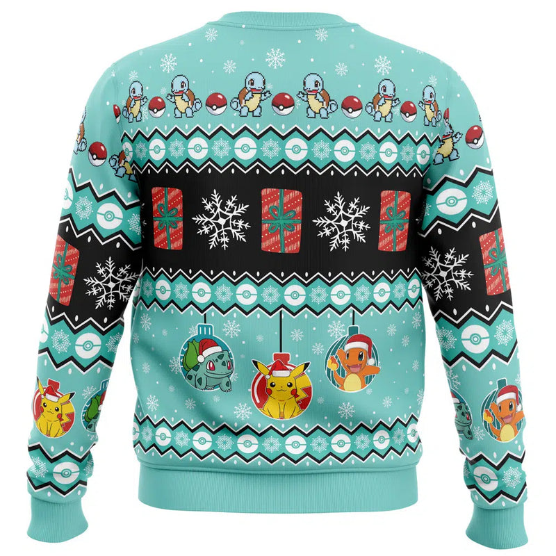 Squirtle I Choose You Pokemon Ugly Christmas Sweater