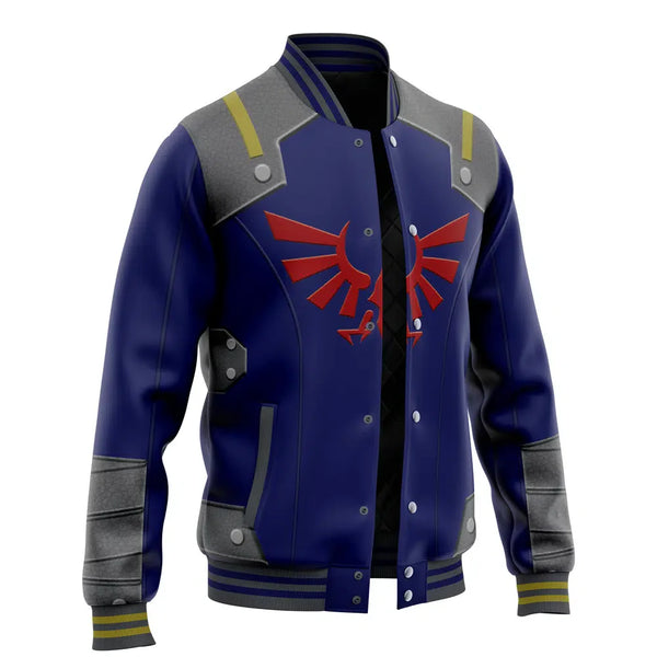 Zelda Shield Style Zelda Varsity Jacket