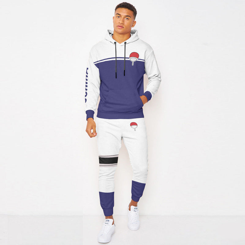 Uchiha Naruto Hoodie And Jogger Set Anime Clothes