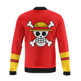 Luffy Straw Hat One Piece Casual Bomber Jacket