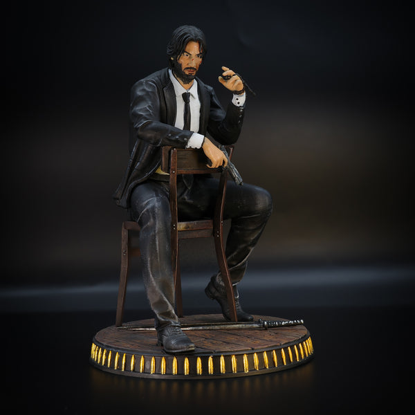 John Wick 4 - Keanu Reeves Statue Figures