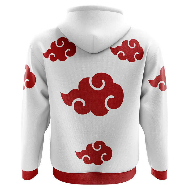 Akatsuki White Naruto Hoodie