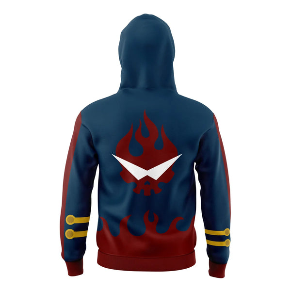 Simon Coat Gurren Lagan Masked Hoodie