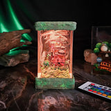 Ghibli Howl's Moving Castle Diorama Epoxy Resin Lamp, Night Light, Wireless Lights