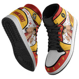 Luffy x Pikachu Custom Pokemon Boot Sneakers One Piece Anime Shoes