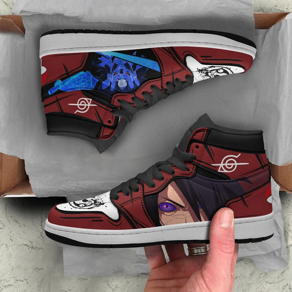 Madara Uchiha Boot Sneakers Custom Naruto Anime Shoes