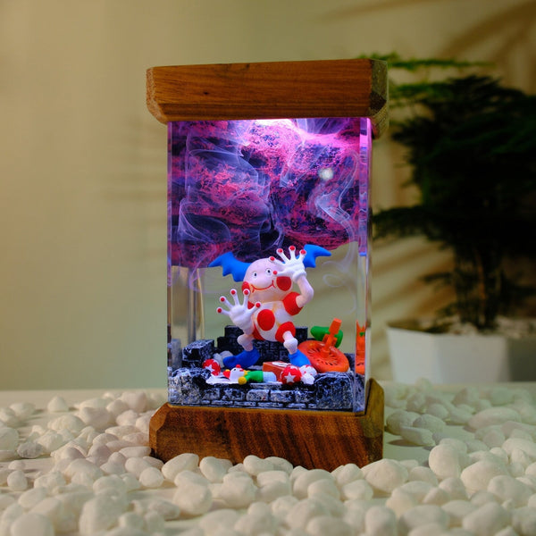 Pokemon Mr Mime Epoxy Resin Lamp, Night Light