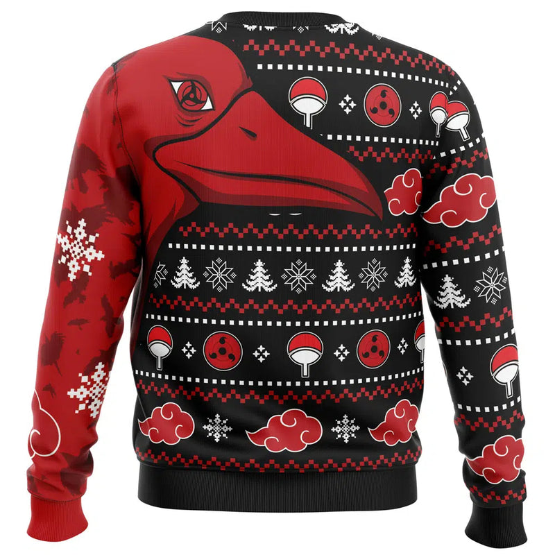 Symbolic Crows Akatsuki Itachi Naruto Ugly Christmas Sweater