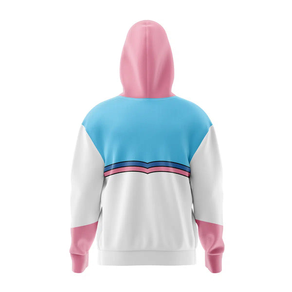 Sylveon Pokemon Full Face Zip Hoodie