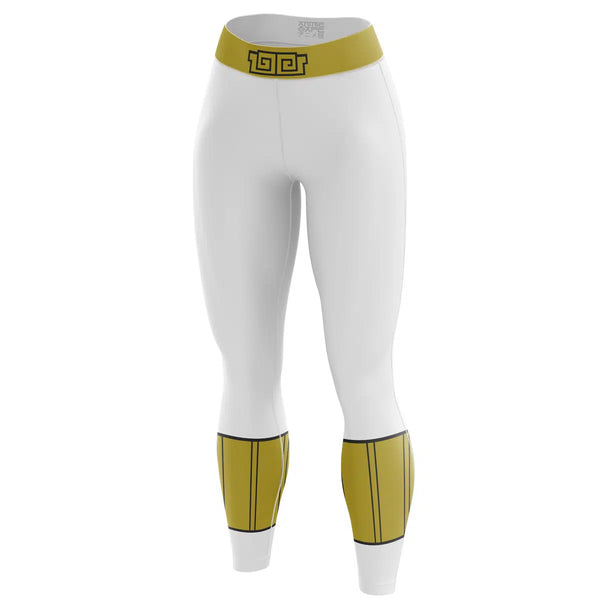 White Ranger Mighty Morphin Power Rangers Custom Unisex Leggings Spats Training Tights