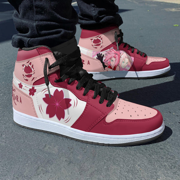 Sakura Sneakers Custom Naruto Anime Shoes Model Ver 2