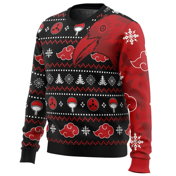 Akatsuki Itachi Symbolic Crows Naruto Christmas Sweater