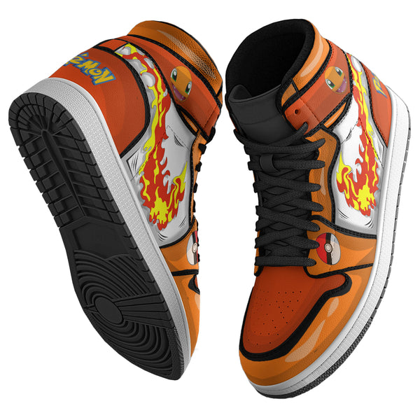 Charmander Pokemon 3D Shoes Custom Anime Boot Sneakers