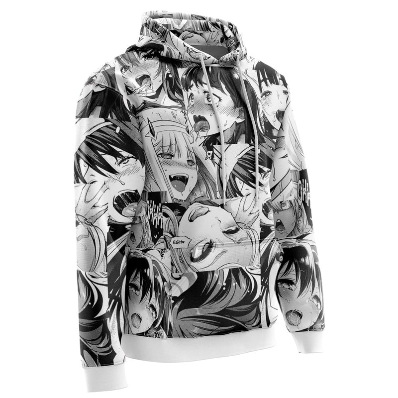 Ahegao Manga Collage Hoodie