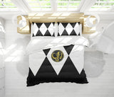 Black Ranger Mighty Morphin Power Rangers Bedding Set