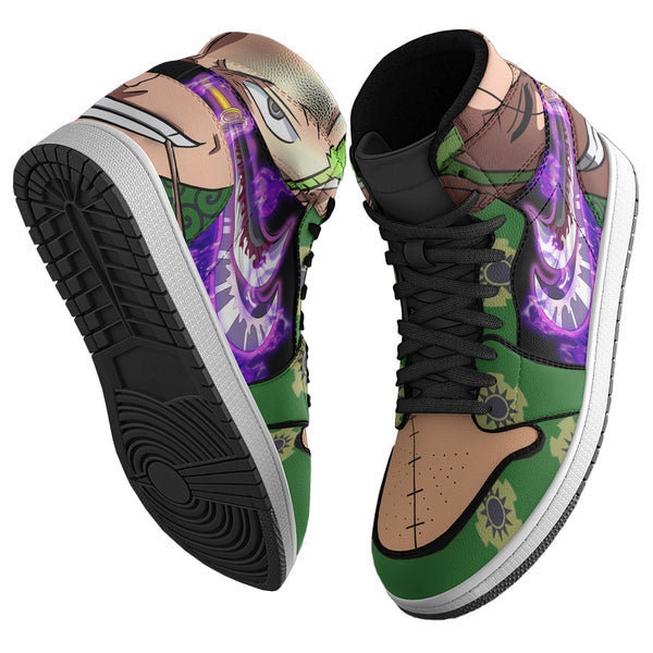 Roronoa Zoro Wano Arc Custom Shoes One Piece Anime Boot Sneakers