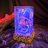 Mythology Hercules vs Hydra Diorama Epoxy Resin Lamp, Night Light, Wireless Lights