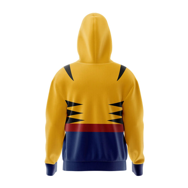 Wolverine Marvel Comics Full Face Zip Hoodie