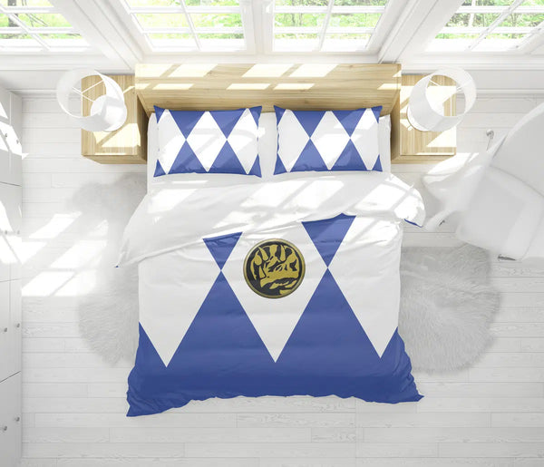 Blue Ranger Mighty Morphin Power Rangers Bedding Set