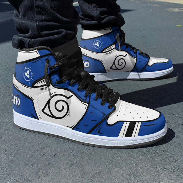 Uchiha Sasuke Kid Unifrom Cosplay Shoes Naruto Anime Custom Boot Sneakers