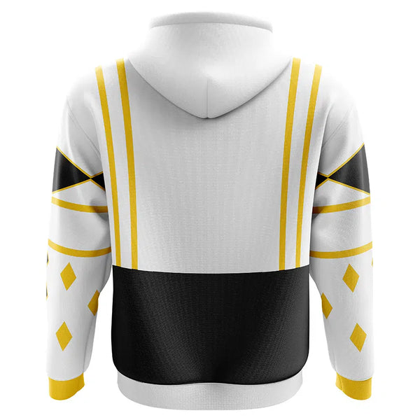 White Ranger Ninjetti Power Rangers Hoodie