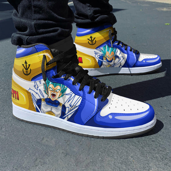 Vegeta Blue Sneakers Limited Edition Dragon Ball Anime Shoes Ver 1