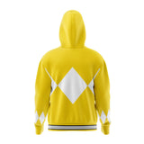 Yellow Ranger Power Rangers Full Face Zip Hoodie