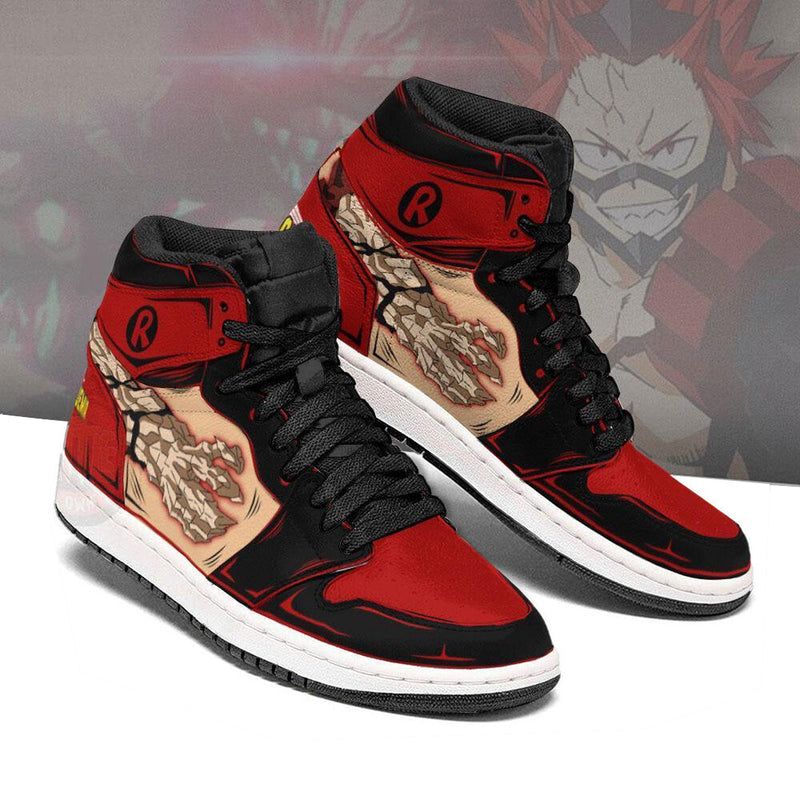 Eijiro Kirishima Anime Shoes My Hero Academia Custom Boot Sneakers Strongarm