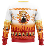 Chibi Christmas Kyojuro Rengoku Demon Slayer Ugly Christmas Sweater