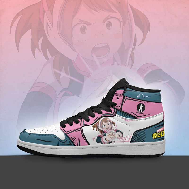 Ochaco Uraraka Shoes Custom My Hero Academy Anime Boot Sneakers