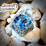 Pokemon Blastoise Artisan Keycaps Epoxy Resin