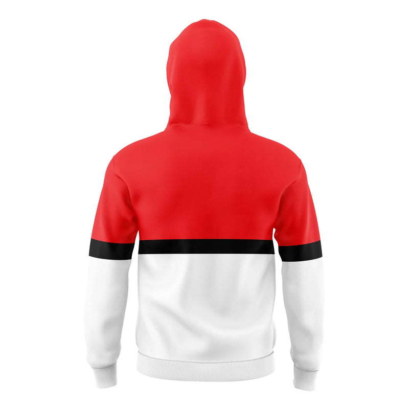 Pokeball Pokemon Masked Hoodie