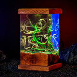 Pokemon Rayquaza Epoxy Resin Lamp, Night Light